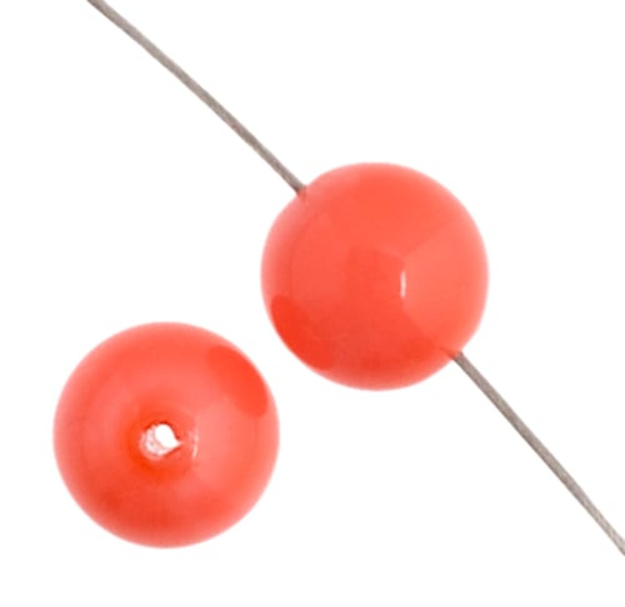 John Bead Multicolors and Sizes Czech Glass 8in Round Bead Strand